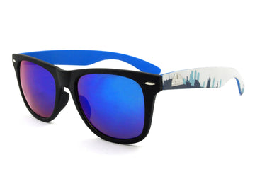 East Village Classic 'sandler' Retro In Black/blue/skyline East Village